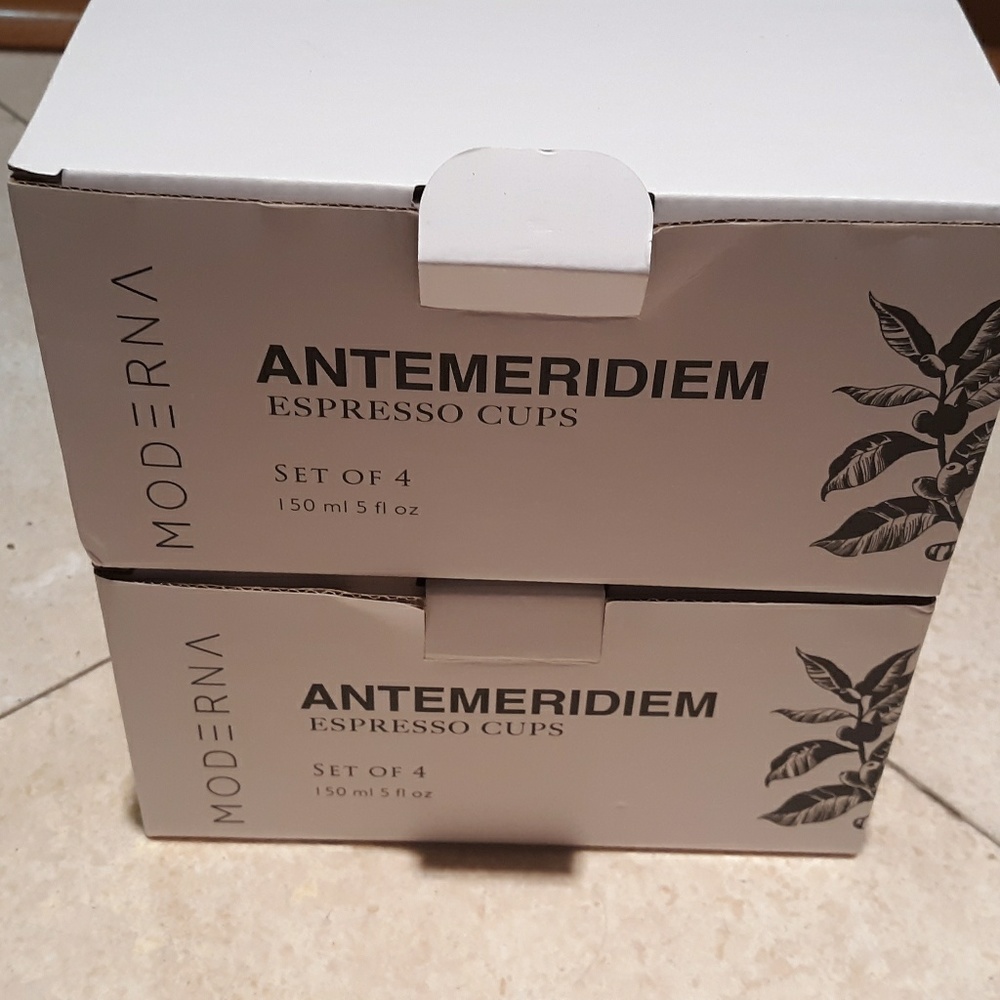Moderno Espresso Glass 5 oz cups